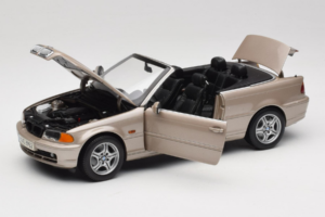 BMW 328i E46 Cabriolet Sand Beige Metallic Kyosho 1:18 80430009756 Diecast — photo 2 of 9
