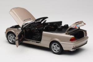 BMW 328i E46 Cabriolet Sand Beige Metallic Kyosho 1:18 80430009756 Diecast — photo 6 of 9