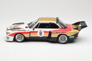 BMW 3.5 CSL E9 Hermetite #8 J. Fitzpatrick / T. Walkinshaw 1000 km Nurburgring 1976 Minichamps 1:18 155762608 Diecast — photo 3 of 6