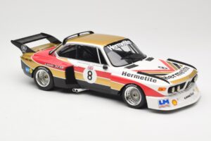 BMW 3.5 CSL E9 Hermetite #8 J. Fitzpatrick / T. Walkinshaw 1000 km Nurburgring 1976 Minichamps 1:18 155762608 Diecast — photo 4 of 6