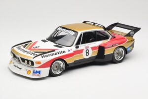 BMW 3.5 CSL E9 Hermetite #8 J. Fitzpatrick / T. Walkinshaw 1000 km Nurburgring 1976 Minichamps 1:18 155762608 Diecast