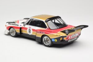 BMW 3.5 CSL E9 Hermetite #8 J. Fitzpatrick / T. Walkinshaw 1000 km Nurburgring 1976 Minichamps 1:18 155762608 Diecast — photo 5 of 6