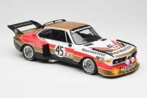 BMW 3.5 CSL E9 #45 Hermetite T. Walkinshaw / J. Fitzpatrick 24 Hours of Le Mans 1976 Minichamps 1:18 155762645 Diecast — photo 4 of 6