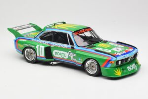 BMW 3.5 CSL E9 Schnitzer #10 D. Quester / R. Peterson 6 Hours Watkins Glen 1976 Minichamps 1:18 155762610 Diecast — photo 4 of 6