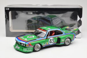 BMW 3.5 CSL E9 Schnitzer #43 D. Quester / A. Krebs 24 Hours of Le Mans 1976 Minichamps 1:18 155762643 Diecast — photo 6 of 6