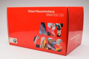 BMW 635 CSi E24 Art Car Robert Rauschenberg AUTOart 1:18 80430150924 Diecast — photo 7 of 8