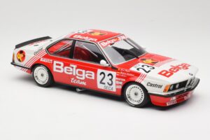BMW 635 CSi E24 Belga Juma Racing M. Winkelhock / T. Regout 24 Hours of Spa 1985 Minichamps 1:18 155852523 Diecast — photo 4 of 6