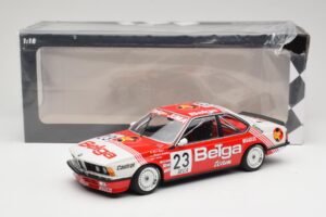 BMW 635 CSi E24 Belga Juma Racing M. Winkelhock / T. Regout 24 Hours of Spa 1985 Minichamps 1:18 155852523 Diecast — photo 6 of 6