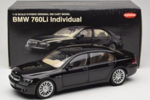 BMW 760Li E66 Individual Black Kyosho 1:18 08573RB Diecast — photo 8 of 8