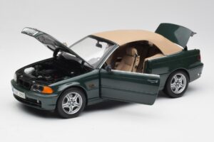 BMW 3 E46 Cabriolet Green Kyosho 1:18 80430009757 Diecast — photo 2 of 8