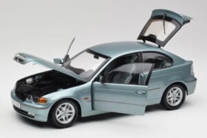 BMW 325Ti E46 Compact Light Blue Metallic Kyosho 1:18 80430024439 Diecast — photo 2 of 8