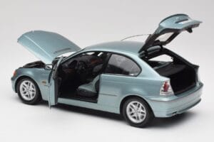 BMW 325Ti E46 Compact Light Blue Metallic Kyosho 1:18 80430024439 Diecast — photo 5 of 8
