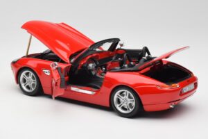 BMW Z8 E52 Roadster Bright Red Bburago 1:18 12032 Diecast — photo 5 of 8