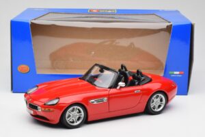 BMW Z8 E52 Roadster Bright Red Bburago 1:18 12032 Diecast — photo 8 of 8