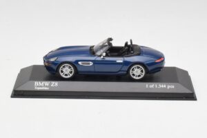 BMW Z8 E52 Topaz Blue Minichamps 1:43 431028740 Diecast
