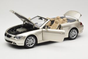 BMW 6 Series E64 Cabriolet Mineral Silver Metallic Kyosho 1:18 80430153437 Diecast — photo 2 of 9