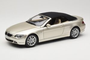 BMW 6 Series E64 Cabriolet Mineral Silver Metallic Kyosho 1:18 80430153437 Diecast — photo 3 of 9