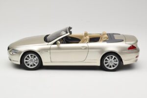 BMW 6 Series E64 Cabriolet Mineral Silver Metallic Kyosho 1:18 80430153437 Diecast — photo 5 of 9
