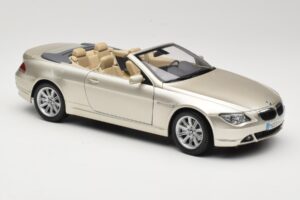 BMW 6 Series E64 Cabriolet Mineral Silver Metallic Kyosho 1:18 80430153437 Diecast — photo 7 of 9