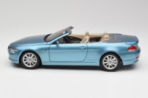BMW 6 E64 Cabriolet Light Blue Kyosho 1:18 80430153440 Diecast — photo 4 of 8