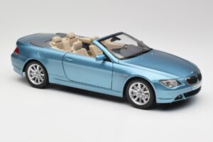 BMW 6 E64 Cabriolet Light Blue Kyosho 1:18 80430153440 Diecast — photo 6 of 8