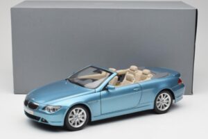BMW 6 E64 Cabriolet Light Blue Kyosho 1:18 80430153440 Diecast — photo 8 of 8