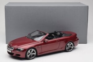 BMW M6 E64 Cabriolet Red Kyosho 1:18 80430417423 Diecast — photo 8 of 8
