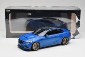 BMW M2 F87 CS Misano Blue & Gold Wheels Minichamps 1:18 155021027 Diecast — photo 6 of 6