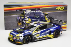 BMW M4 GT3 G82 #46 A. Farfus / V. Rossi Team WRT 24 Hours of Spa 2023 Minichamps 1:18 113232646 Diecast — photo 8 of 8