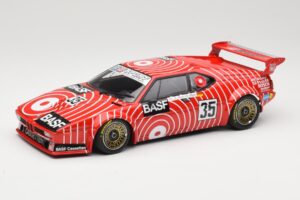 BMW M1 BASF GS Sport #35 H-J. Stuck / H. Heyer 6 Hours of Silverstone 1981 Minichamps 1:18 155812935 Diecast