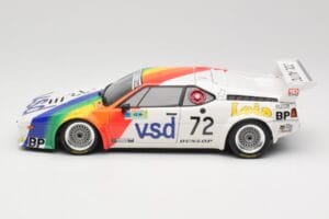 BMW M1 #72 BMW France Zol Auto B. Rousselot / J. Servanin 24 Hours of Le Mans 1981 Minichamps 1:18 180812972 Diecast — photo 4 of 8