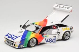 BMW M1 #72 BMW France Zol Auto B. Rousselot / J. Servanin 24 Hours of Le Mans 1981 Minichamps 1:18 180812972 Diecast — photo 8 of 8