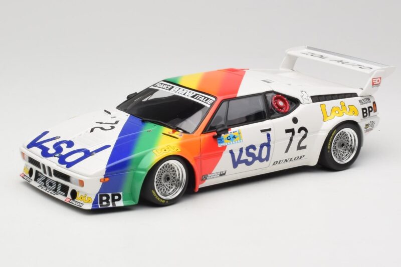 BMW M1 #72 BMW France Zol Auto B. Rousselot / J. Servanin 24 Hours of Le Mans 1981 Minichamps 1:18 180812972 Diecast