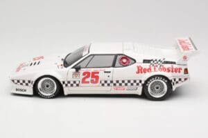 BMW M1 #25 Red Lobster D. Cowart / K. Miller LA Times GP Riverside 1981 Minichamps 1:18 180812925 Diecast — photo 4 of 8