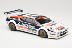 BMW M1 Schnitzer #2 H-J. Stuck Winner Deutsche Automobil Rennsport Trophy Zolder 1982 Minichamps 1:18 155822902 Diecast — photo 4 of 6
