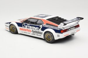 BMW M1 Schnitzer #2 H-J. Stuck Winner Deutsche Automobil Rennsport Trophy Zolder 1982 Minichamps 1:18 155822902 Diecast — photo 5 of 6
