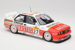 BMW M3 E30 #27 Bigazzi Team S. Soper / A. Hahne 4th Place 24 Hours of Spa 1990 Minichamps 1:18 155902027 Diecast — photo 4 of 6