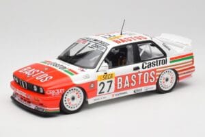 BMW M3 E30 #27 Bigazzi Team S. Soper / A. Hahne 4th Place 24 Hours of Spa 1990 Minichamps 1:18 155902027 Diecast