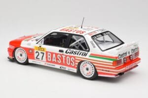 BMW M3 E30 #27 Bigazzi Team S. Soper / A. Hahne 4th Place 24 Hours of Spa 1990 Minichamps 1:18 155902027 Diecast — photo 5 of 6