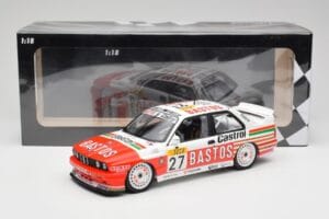 BMW M3 E30 #27 Bigazzi Team S. Soper / A. Hahne 4th Place 24 Hours of Spa 1990 Minichamps 1:18 155902027 Diecast — photo 6 of 6