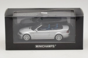 BMW M3 E46 Cabriolet Silver Minichamps 1:43 80420024430-R1 Diecast — photo 4 of 5