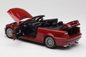 BMW M3 E46 Cabriolet Red Kyosho 1:18 08505R Diecast — photo 5 of 8