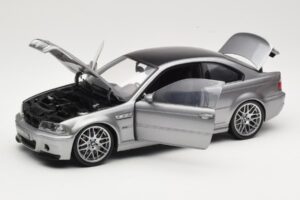 BMW M3 E46 CSL Silver Kyosho 1:18 08506S Diecast — photo 2 of 8