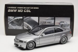BMW M3 E46 CSL Silver Kyosho 1:18 08506S Diecast — photo 8 of 8