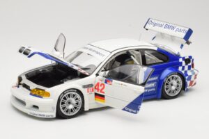 BMW M3 E46 GTR #42 J. Muller / J.J. Lehto ALMS 2001 Minichamps 1:18 80430139183 Diecast — photo 2 of 8