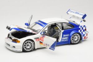 BMW M3 E46 GTR #43 D. Muller ALMS 2001 Minichamps 1:18 100012143 Diecast — photo 2 of 8