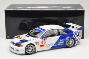 BMW M3 E46 GTR #43 D. Muller ALMS 2001 Minichamps 1:18 100012143 Diecast — photo 8 of 8