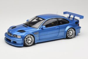 BMW M3 E46 GTR Street Blue Minichamps 1:18 80430302540 Diecast