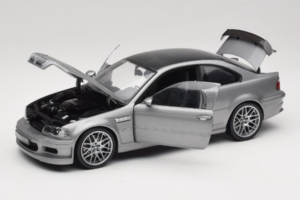 BMW M3 E46 GTR Street Silver Grey Kyosho 1:18 08507S Diecast — photo 2 of 8