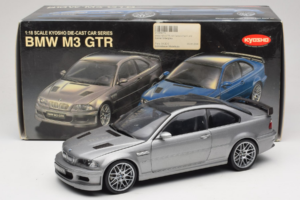 BMW M3 E46 GTR Street Silver Grey Kyosho 1:18 08507S Diecast — photo 8 of 8